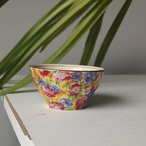 Made In England Royal Winton Grimwades Floral Open Sugar Bowl